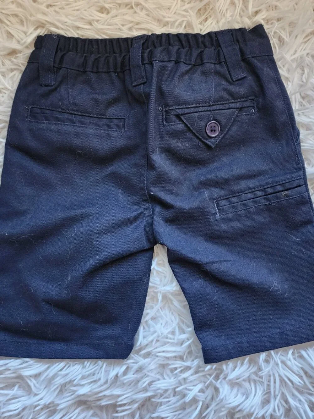 U.S. Polo Assn. Boys Navy Blue Uniform Shorts Size 2T